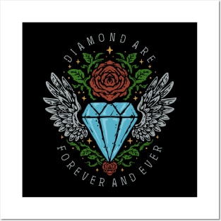 diamond are forever Posters and Art